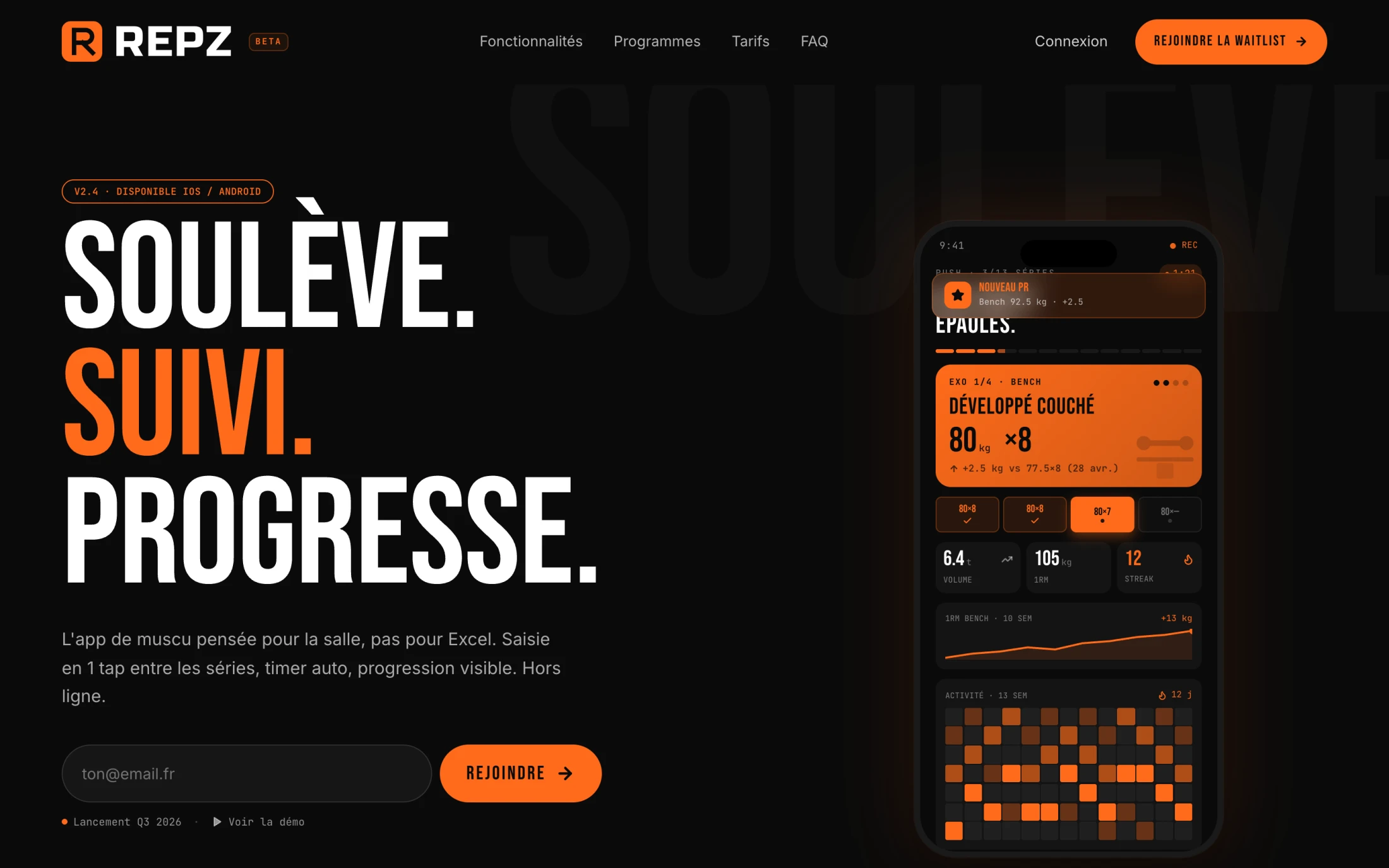 Aperçu du projet Repz